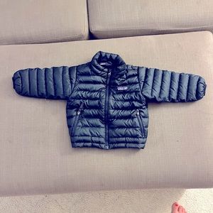 Navy Patagonia Down Jacket - 12-18m